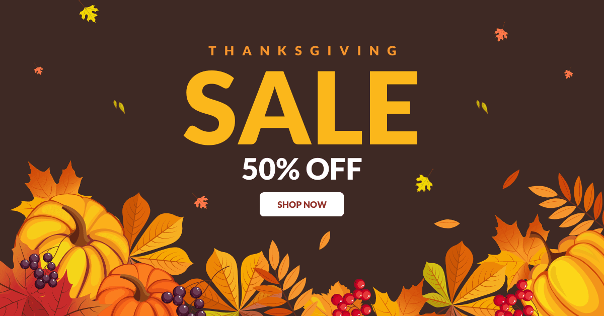 brown-pumpkin-and-leaves-illustrated-thanksgiving-sale-facebook-shop-ad-thumbnail-img
