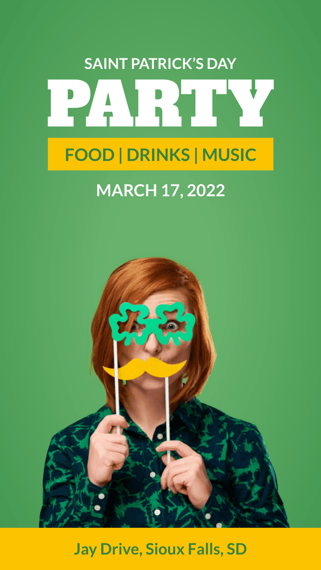 woman-making-a-funny-face-st-patricks-day-party-facebook-story-template-thumbnail-img
