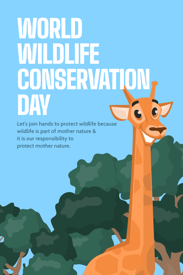 cartoon-illustrated-wildlife-conservation-day-pinterest-pin-template-thumbnail-img