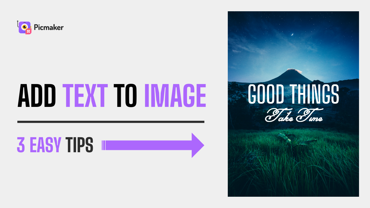 How to add text to image